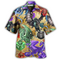 Hawaiian Shirt / Adults / S Dragon D20 Love Life Amazing Style - Hawaiian Shirt - Reefox