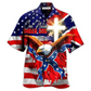 Hawaiian Shirt / Adults / S America One Nation Under God Patriotism - Hawaiian Shirt - Reefox