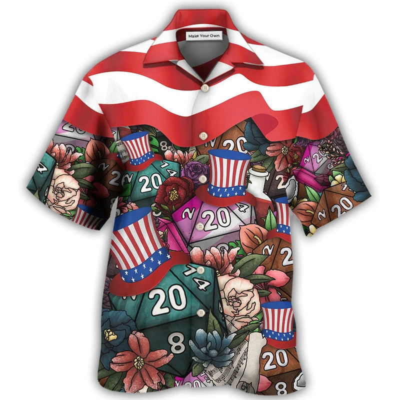 Hawaiian Shirt / Adults / S D20 Independence Day - Hawaiian Shirt - Reefox