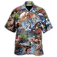 Hawaiian Shirt / Adults / S Stork Bird Migration - Hawaiian Shirt - Reefox