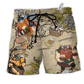 Beach Short / Adults / S Viking Drinking Love Beer - Beach Short Reefox - Owls Matrix LTD