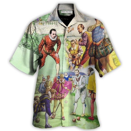 Lawn Bowling History Of Lawn Bowling Amazing - Hawaiian Shirt - Reefox