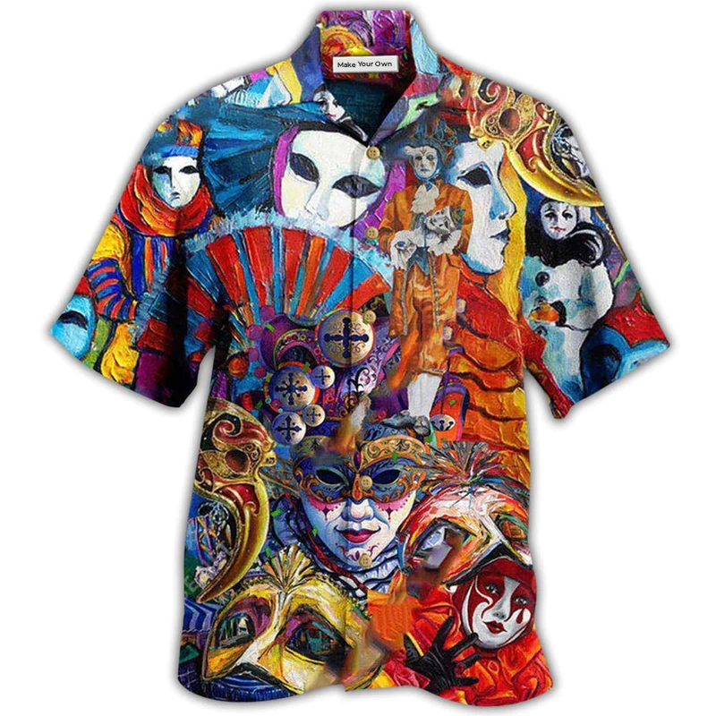 Hawaiian Shirt / Adults / S Carnival Festival Life Is A Colorful - Hawaiian Shirt - Reefox