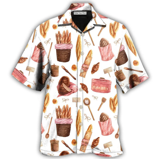 Hawaiian Shirt / Adults / S Baking Lovely Bread - Hawaiian Shirt - Reefox