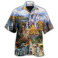 Hawaiian Shirt / Adults / S Castle Old Memmories Castles - Hawaiian Shirt - Reefox