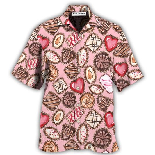 Hawaiian Shirt / Adults / S Chocolate Power By Chocolate - Hawaiian Shirt - Reefox