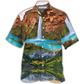 Hawaiian Shirt / Adults / S America National Parks US - Hawaiian Shirt - Reefox