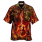Hawaiian Shirt / Adults / S Guitar Music Guitar Where Words Fail Music Speak Flaming - Hawaiian Shirt - Reefox