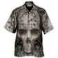 Skull This Time Is Ending - Hawaiian Shirt - Reefox