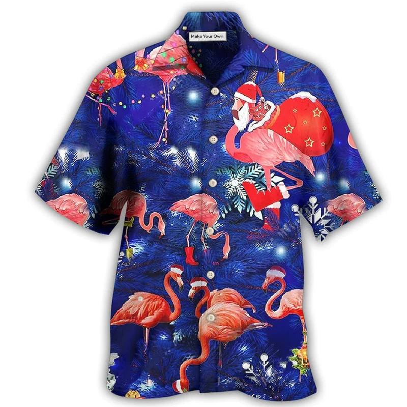 Hawaiian Shirt / Adults / S Flamingo Fantastic Love Life - Hawaiian Shirt - Reefox