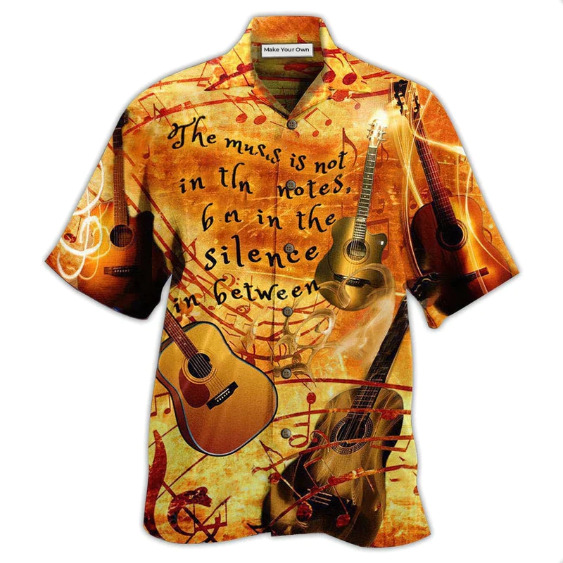 Hawaiian Shirt / Adults / S Guitar Vintage The Silence - Hawaiian Shirt - Reefox