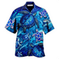 Hawaiian Shirt / Adults / S Turtle Go With The Flow In Ocean - Hawaiian Shirt - Reefox