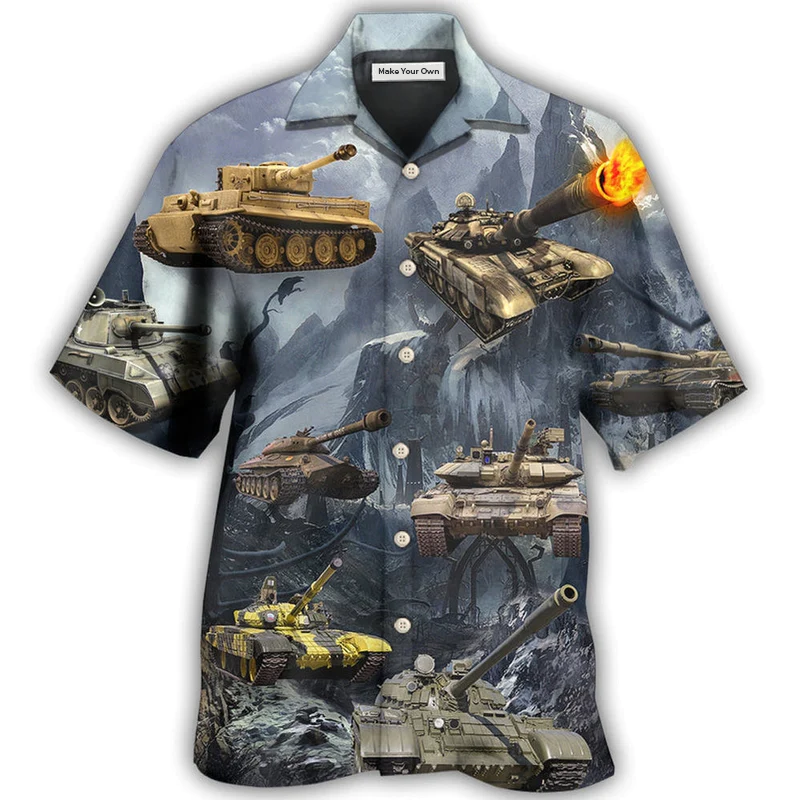 Hawaiian Shirt / Adults / S Tank Style With Dark Style - Hawaiian Shirt - Reefox