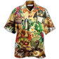 Hawaiian Shirt / Adults / S Dragon Love Coffee Every Time - Hawaiian Shirt - Reefox