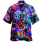 Hawaiian Shirt / Adults / S Astronaut Galaxy Escape To The Stars - Hawaiian Shirt - Reefox