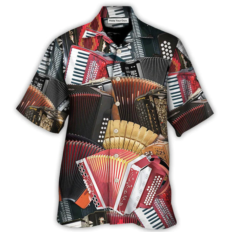 Hawaiian Shirt / Adults / S Accordion A Gentleman Is Someone Who Can Play The Accordion - Hawaiian Shirt - Reefox