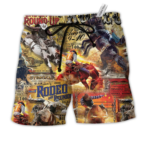 Beach Short / Adults / S Rodeo Is Not Sport It's Life - Beach Short Reefox - Owls Matrix LTD