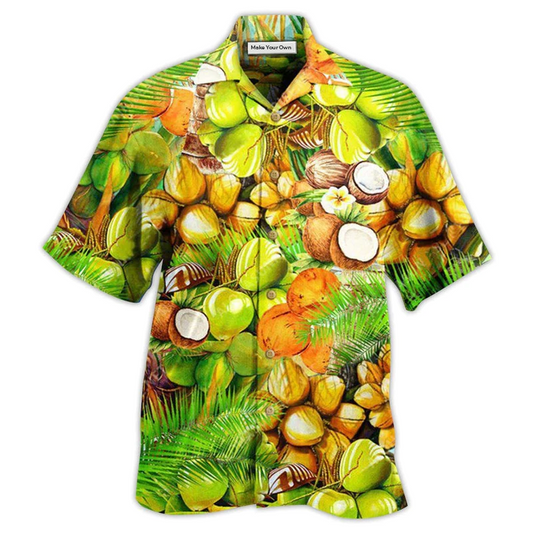 Hawaiian Shirt / Adults / S Coconut Brings Fresh To Summer Cool - Hawaiian Shirt - Reefox