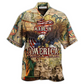 Hawaiian Shirt / Adults / S America Made In America Long Time Ago - Hawaiian Shirt - Reefox