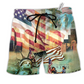 Beach Short / Adults / S America Never Forgotten Tower Challenge - Beach Short Reefox - Owls Matrix LTD