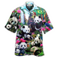 Hawaiian Shirt / Adults / S Panda Keep Calm And Hug A Panda - Hawaiian Shirt - Reefox