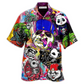Hawaiian Shirt / Adults / S Panda Love Animals - Hawaiian Shirt - Reefox