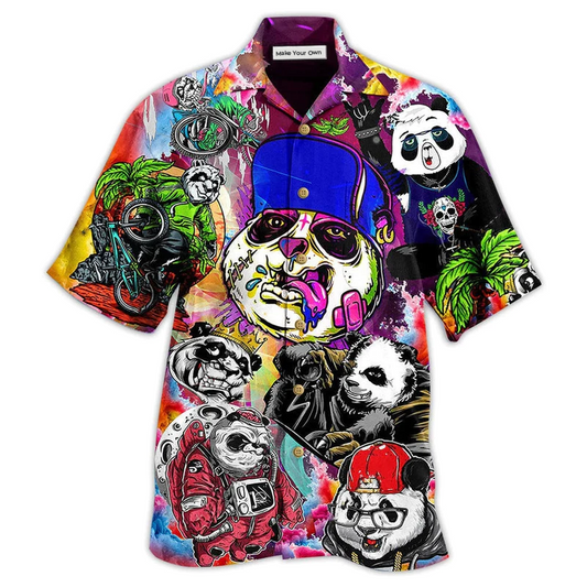Hawaiian Shirt / Adults / S Panda Love Animals - Hawaiian Shirt - Reefox