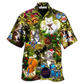 Hawaiian Shirt / Adults / S Cat Christmas Angel - Hawaiian Shirt - Reefox