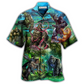 Hawaiian Shirt / Adults / S Gorilla Is The King Of The Jungle Cool - Hawaiian Shirt - Reefox