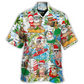 Hawaiian Shirt / Adults / S Christmas Santa Aloha Beach Vibe - Hawaiian Shirt - Reefox