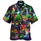 Hawaiian Shirt / Adults / S Black Cat Christmas Tree - Hawaiian Shirt - Reefox