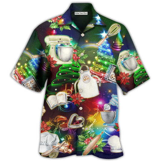 Hawaiian Shirt / Adults / S Baking Lover Amazing Merry Christmas - Hawaiian Shirt - Reefox