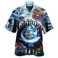 Hawaiian Shirt / Adults / S Shark Love Earth - Hawaiian Shirt - Reefox