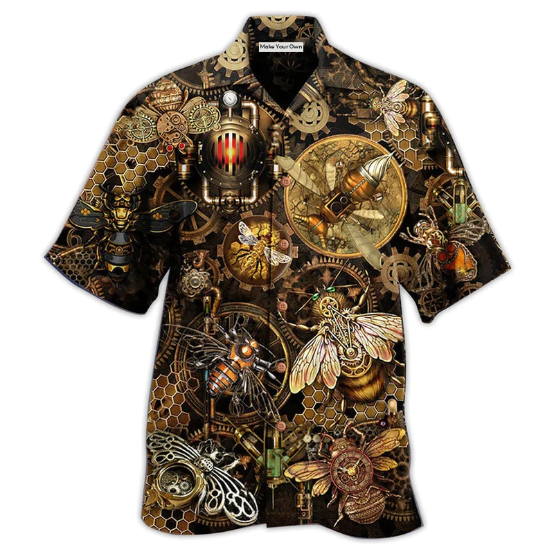 Hawaiian Shirt / Adults / S Bug Machine Classic Style - Hawaiian Shirt - Reefox