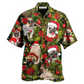 Hawaiian Shirt / Adults / S Christmas Have Yourself A Merry Little Pugmas In Grass - Hawaiian Shirt - Reefox