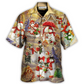 Hawaiian Shirt / Adults / S Christmas Snowman Couple Love Xmas Cool - Hawaiian Shirt - Reefox