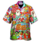 Christmas Hippie Santa Bus Peace - Hawaiian Shirt - Reefox