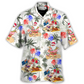 Christmas In July Santa Enjoy Time For Some Beach Therapy - Hawaiian Shirt