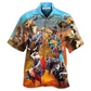 Hawaiian Shirt / Adults / S Cowboy Rodeo Life Is The Best Life - Hawaiian Shirt - Reefox