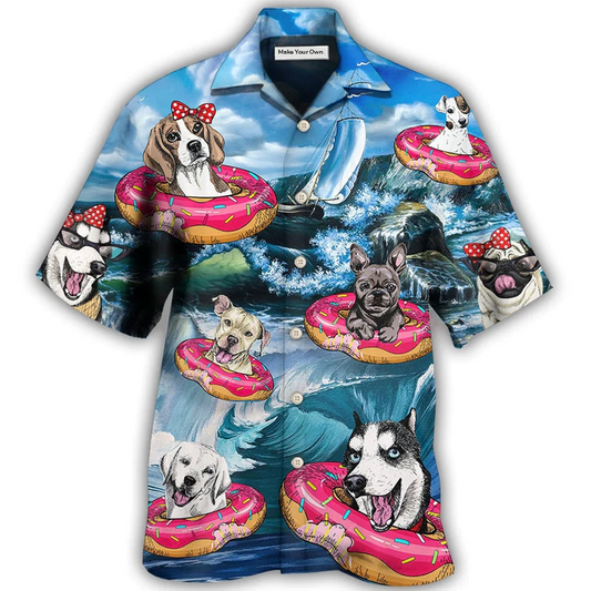 Dog Style So Cute - Hawaiian Shirt - Reefox