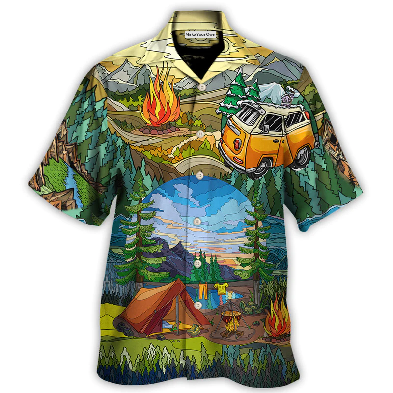 Camping Life Is Best Art - Hawaiian Shirt - Reefox