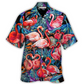 Flamingo Coloful In Tropical - Hawaiian Shirt