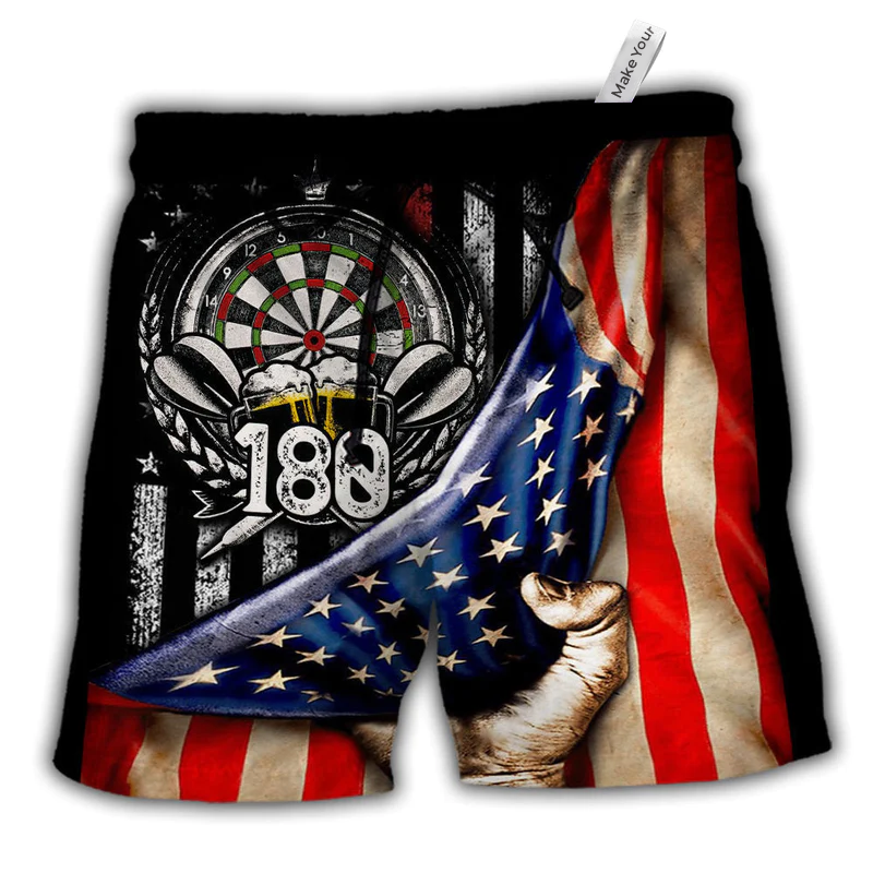 Beach Short / Adults / S Darts Independence Day - Beach Short Reefox - Owls Matrix LTD