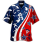 Hawaiian Shirt / Adults / S America Parachute Jump Cool - Hawaiian Shirt - Reefox