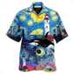 Hawaiian Shirt / Adults / S Lighthouse Finding Light In A Starry Night - Hawaiian Shirt - Reefox