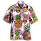 Hawaiian Shirt / Adults / S Fruit Hawaii Tropical Pineapple Cool Style - Hawaiian Shirt - Reefox