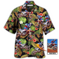 Hawaiian Shirt / Adults / S Motocross Tropical Flower Custom Photo - Hawaiian Shirt - Reefox