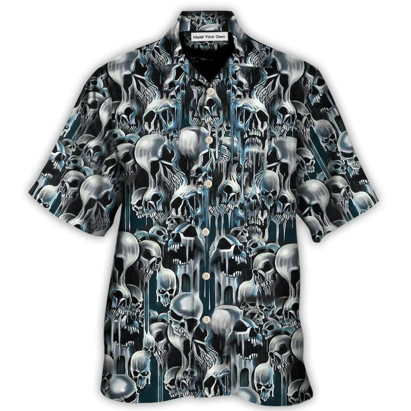 Skull It's Hot in Here - Hawaiian Shirt - Reefox