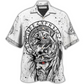 Hawaiian Shirt / Adults / S Viking Victory Black And White Style - Hawaiian Shirt - Reefox