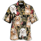 Hawaiian Shirt / Adults / S Havanese Dog Tropical Leaf Style - Hawaiian Shirt - Reefox